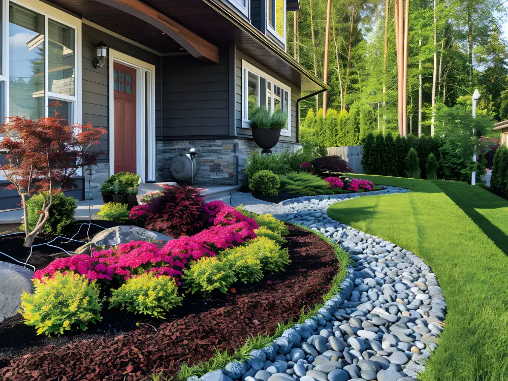 beautiful-front-yard-landscaping-highlighting